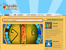 Tablet Screenshot of bravegaming.com